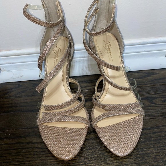 Silver & Rose Gold Vince Camuto Heels - Picture 1 of 5